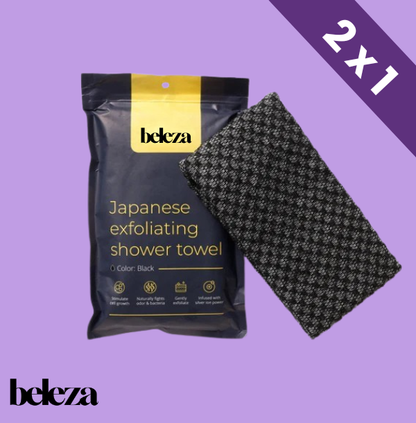 TOALLA EXFOLIANTE JAPONESA | 2x1